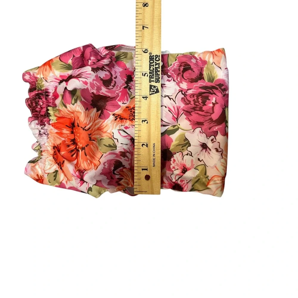 CuteBone Female Dog Diaper Floral Print Washable Reusable Pet Panty Medium‎